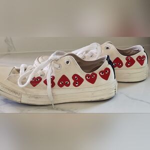 Converse Chuck Taylor x Comme des Garcons PLAY Multi Hearts‎ Men 6 Womens 8